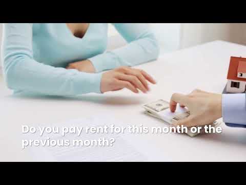 Do you pay rent for this month or previous month?
