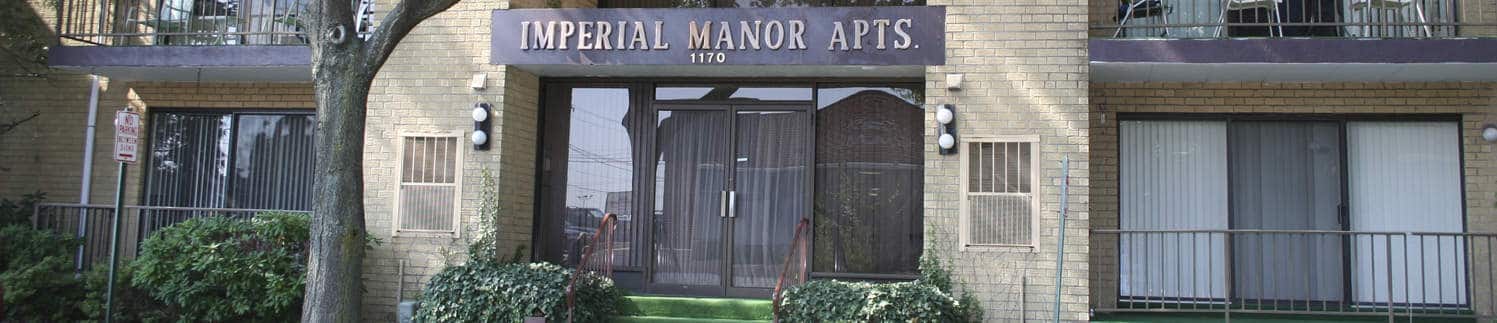 Walk up to the front of the Imperial Manor III Apartments Philadelphia, PA.