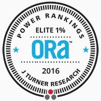 ORA Power Rankings Elite 1% ჯილდო 2016 წელი