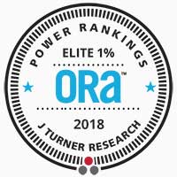 جائزة ORA Power Rankings Elite 1% لعام 2018