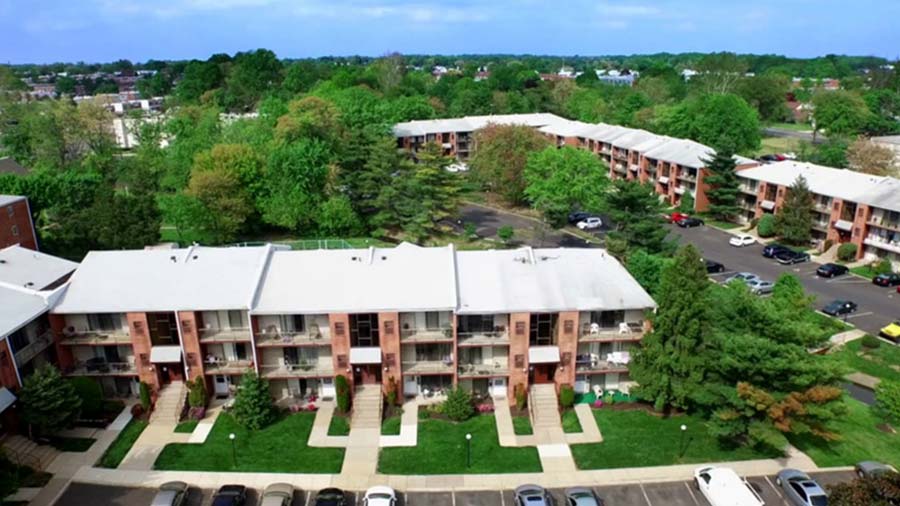 Ambassador I Apartments property aerial view showing Elevation of Buildings