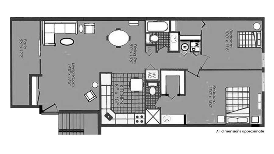 Apartment Floor Plan | www.phillyaptrentals.com 