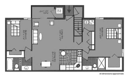 ¿Cuáles son los mejores planos de planta para un apartamento de dos habitaciones?