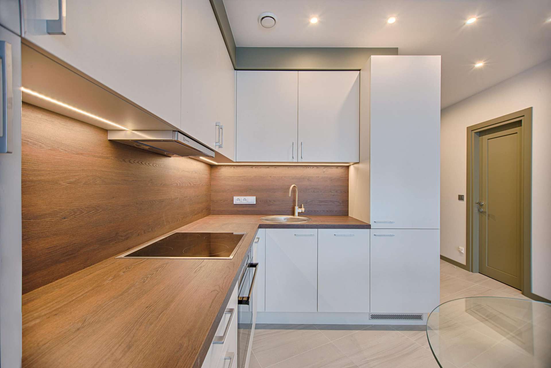 new interior apartment kitchen