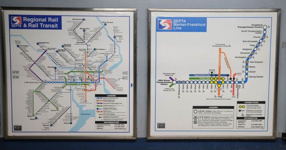 Septa Regional Rail Map and Subway Stops | www.phillyaptrentals.com 