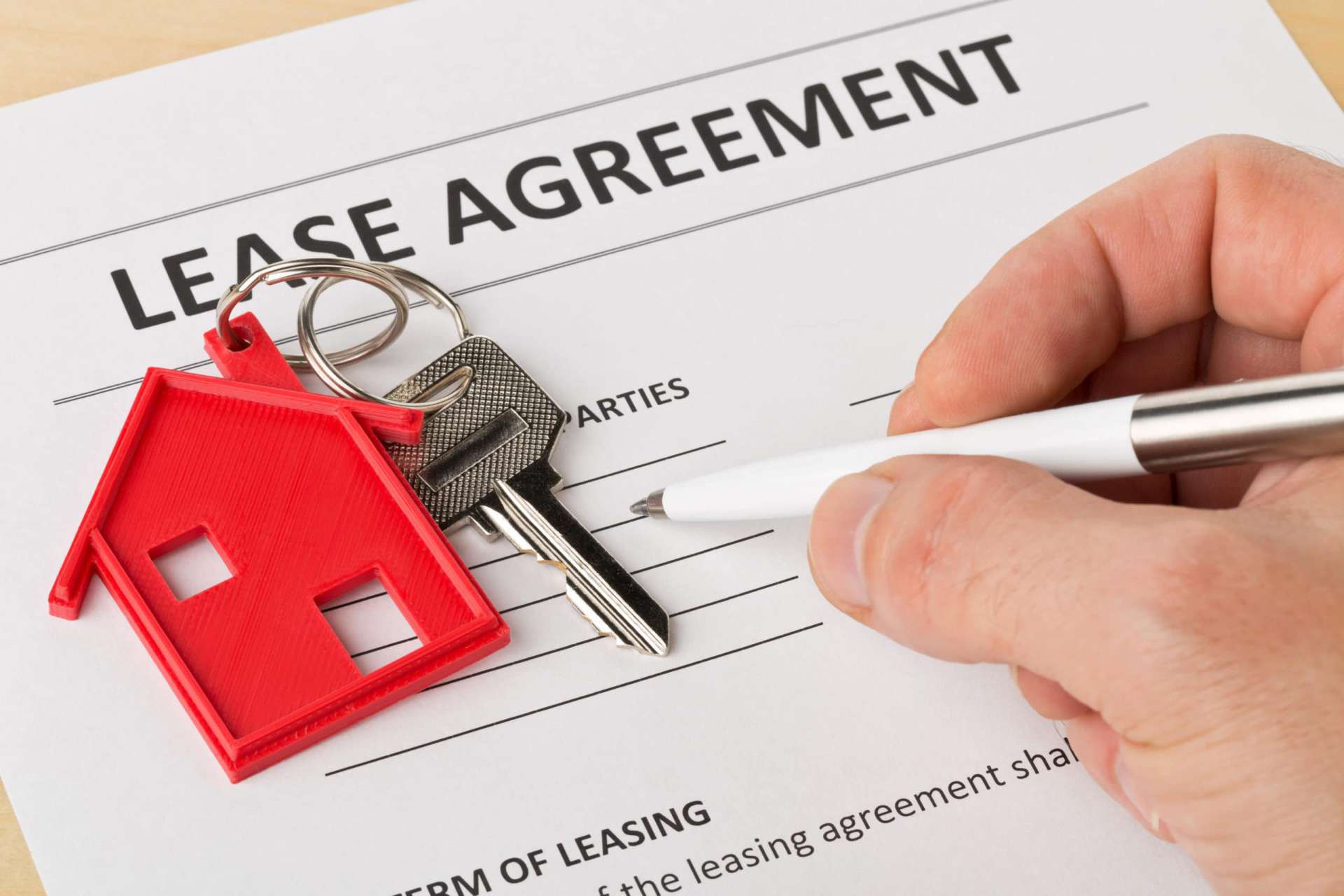 Apartment Lease with individual signing apartment lease
