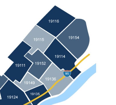 Northeast Philly Zip Code