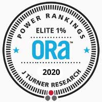 ORA Power Rankings Elite 1% Award 2020