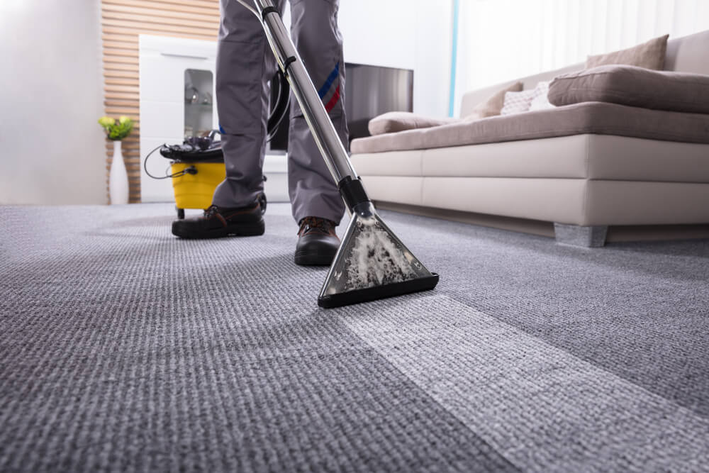 Responsibilities For Apartment Carpet | Person Cleaning Carpet | www.phillyaptrentals.com 