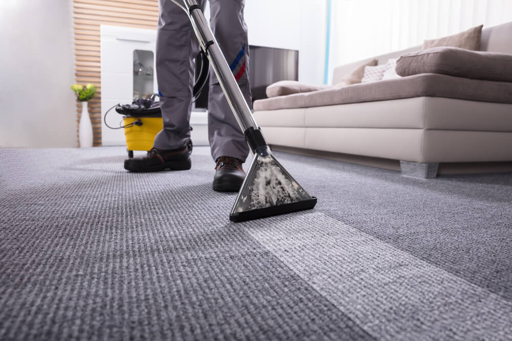 Responsibilities For Apartment Carpet | Person Cleaning Carpet | www.phillyaptrentals.com