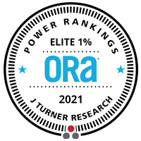 ORA 파워 랭킹 엘리트 1% 어워드 2021