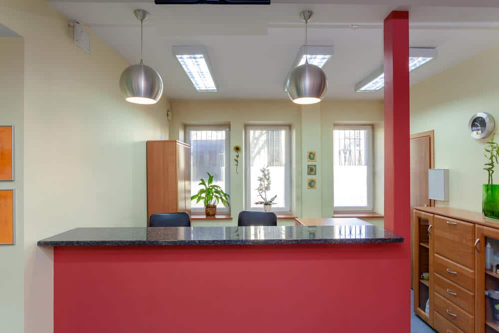 What Are Apartment Administration Fees | Small Office Reception Area | www.phillyaptrentals.com