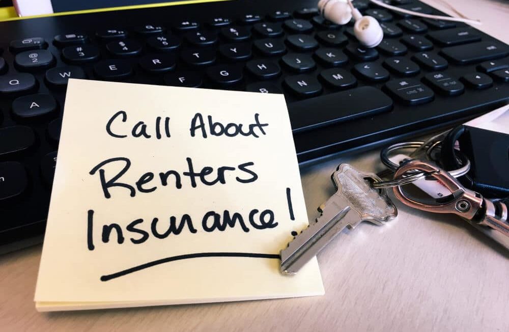 Why Do Apartments Ask For Renters Insurance? | Note Reminding You To CAll About Renters Insurance | www.phillyaptrentals.com