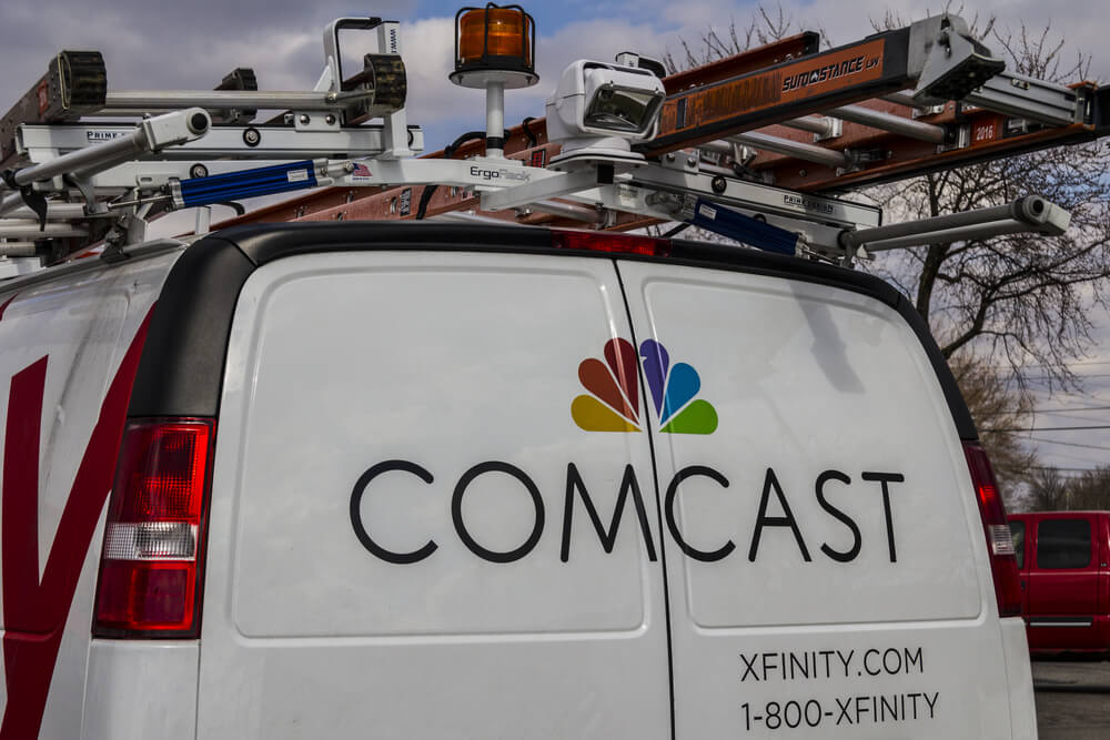 Comcast Is an ISP | Comcast Truck | www.phillyaptrentals.com 