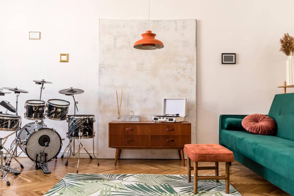 Respectful of Neighbors | Apartment with Drum Set | www.phillyaptrentals.com 