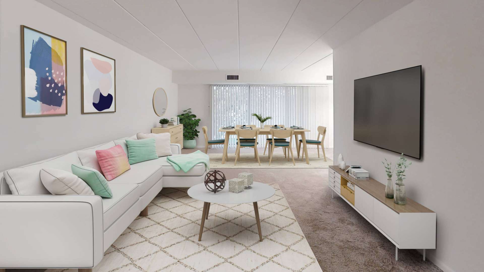 Scandinavian furniture living room