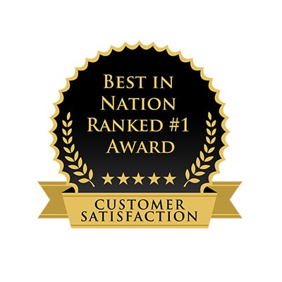 #1 Best In Philadelphie in Badge de satisfaction client