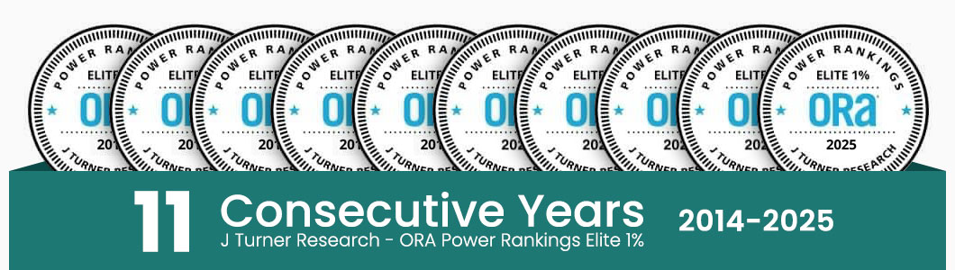 ORA Power rankings elite winner 11 consecutive years